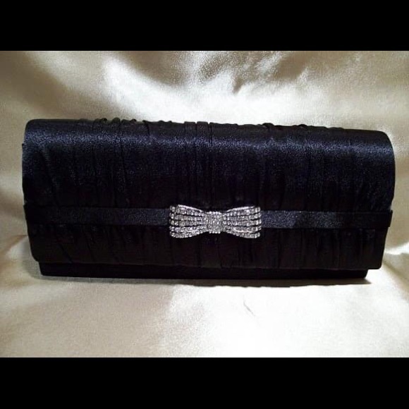 New Black Clutch Bag - Picture 1 of 1